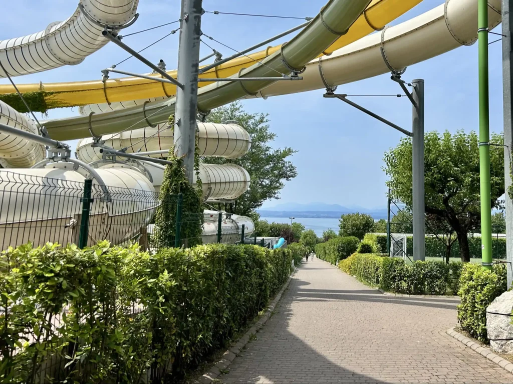 Rutschenparadies auf dem Campingplatz