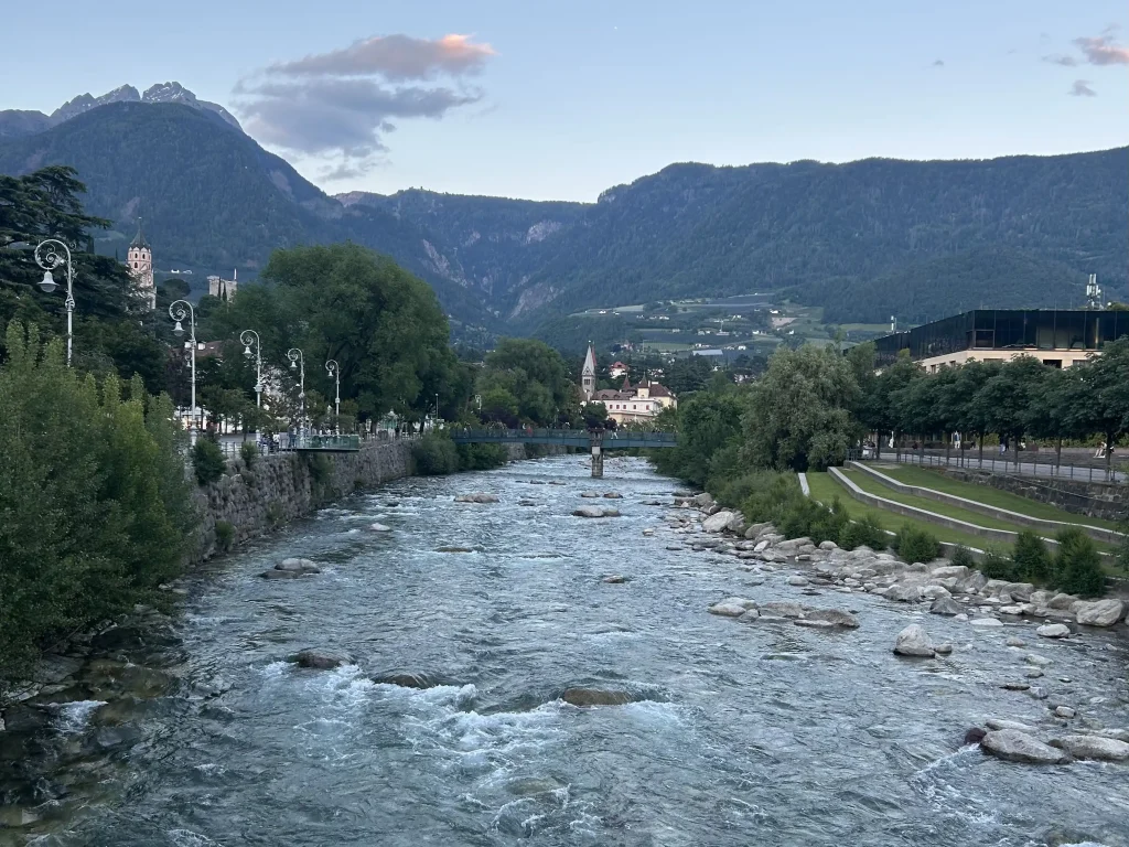 Ein Fluss in Südtirol