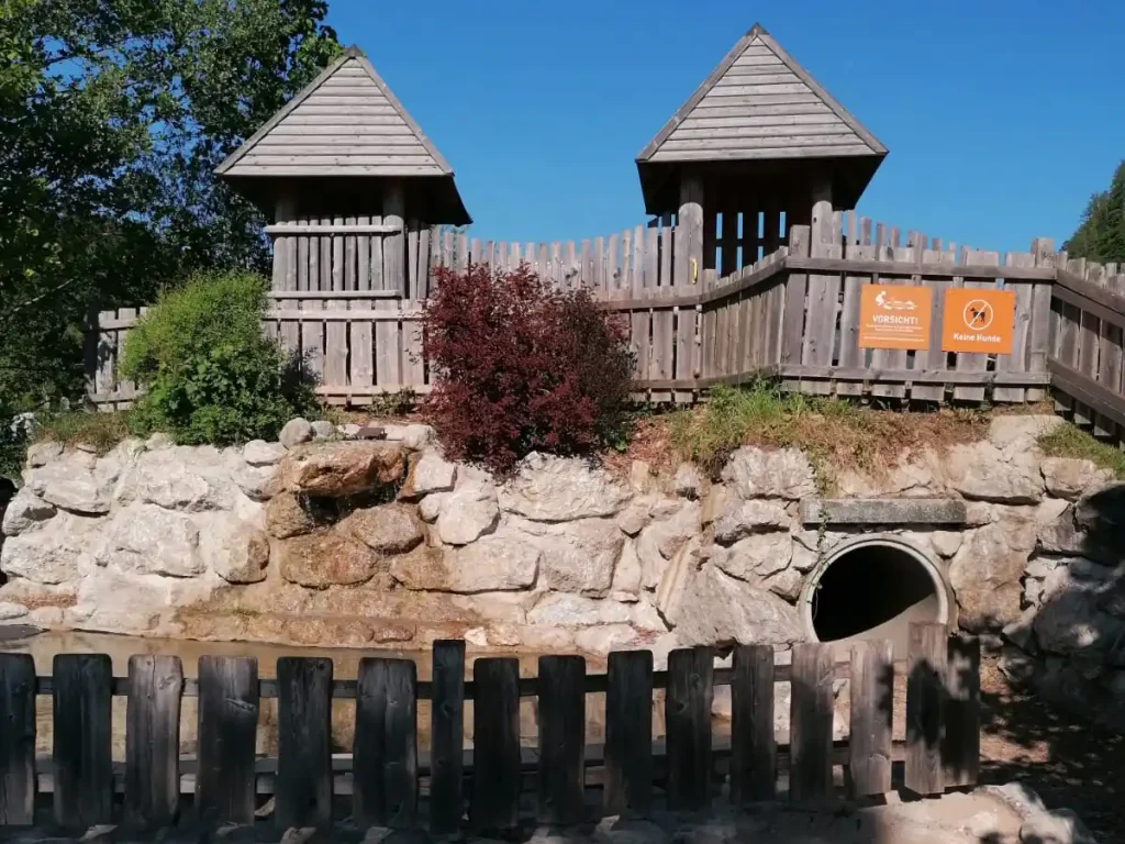 Teil vom Spielplatz Camping Berau Wolfgangsee