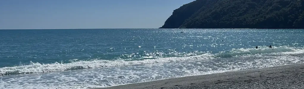 Welle im Ligurischen Meer