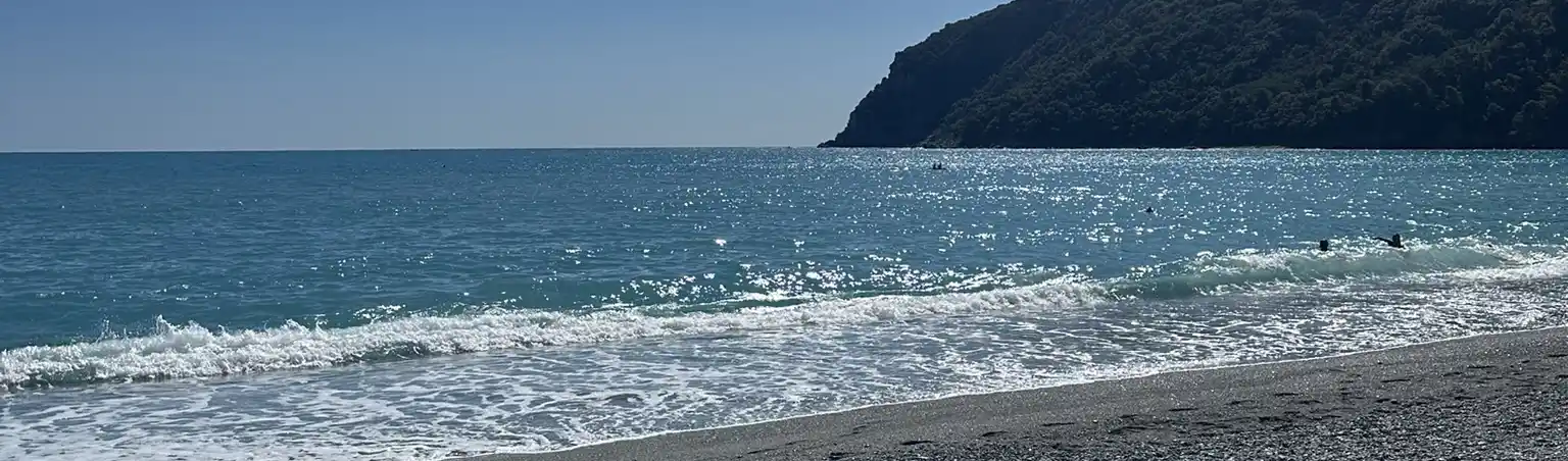 Welle im Ligurischen Meer