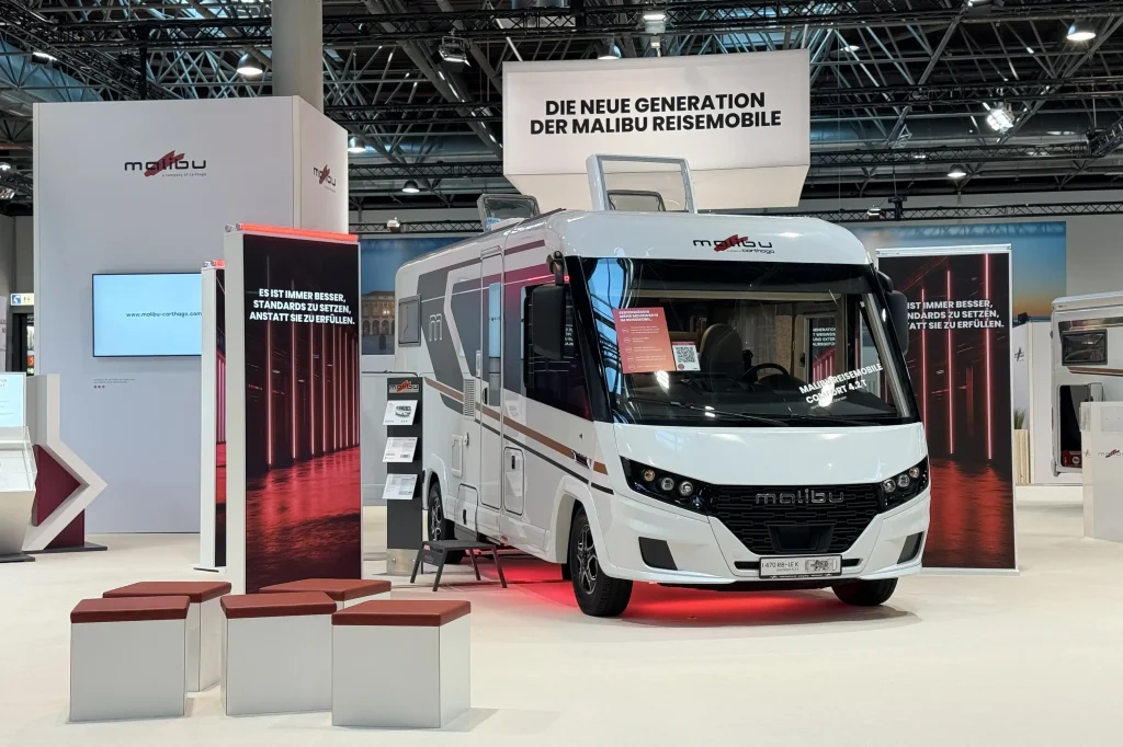 Malibu Reisemobil auf der Messe